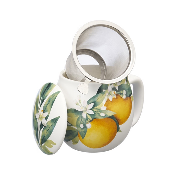 tisaniera camilla fiori arancio