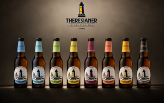 Selezione di birre Theresian artigianali italiane disponibili presso Il Coffee Shop di Genova