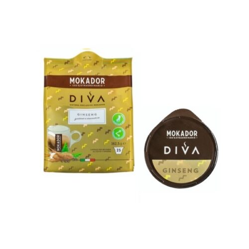 Mokador GINSENG capsule compatibili DIVA