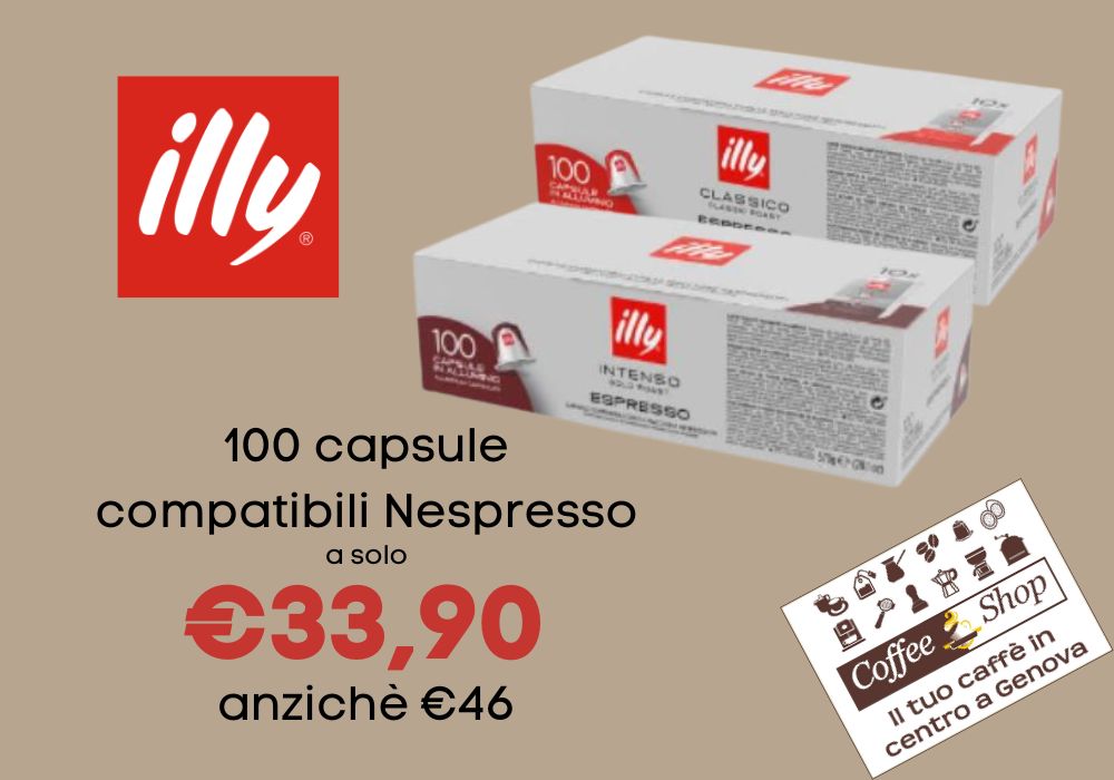 Offerta esclusiva sulle capsule compatibili Nespresso della Illy