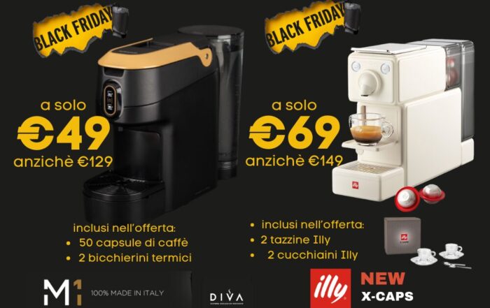 black friday maccine caffè genova