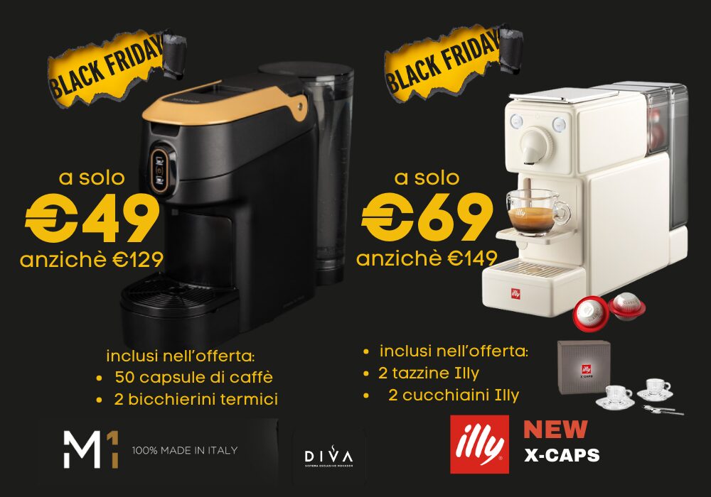 black friday maccine caffè genova