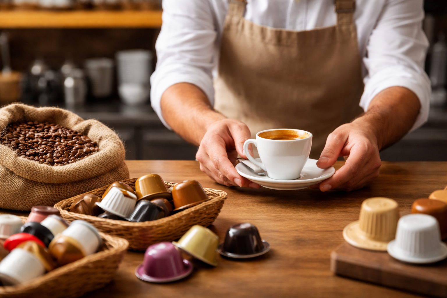 Consulenza sul caffè in negozio a Genova Foce