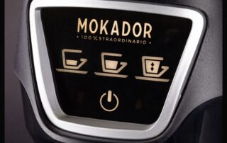 dettaglio pannello macchina caffe mokador d2
