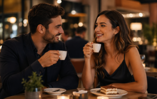 servizio caffè ristorante Genova clienti al tavolo