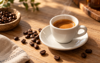 Tazzina di espresso per la Giornata internazionale del caffè 2026