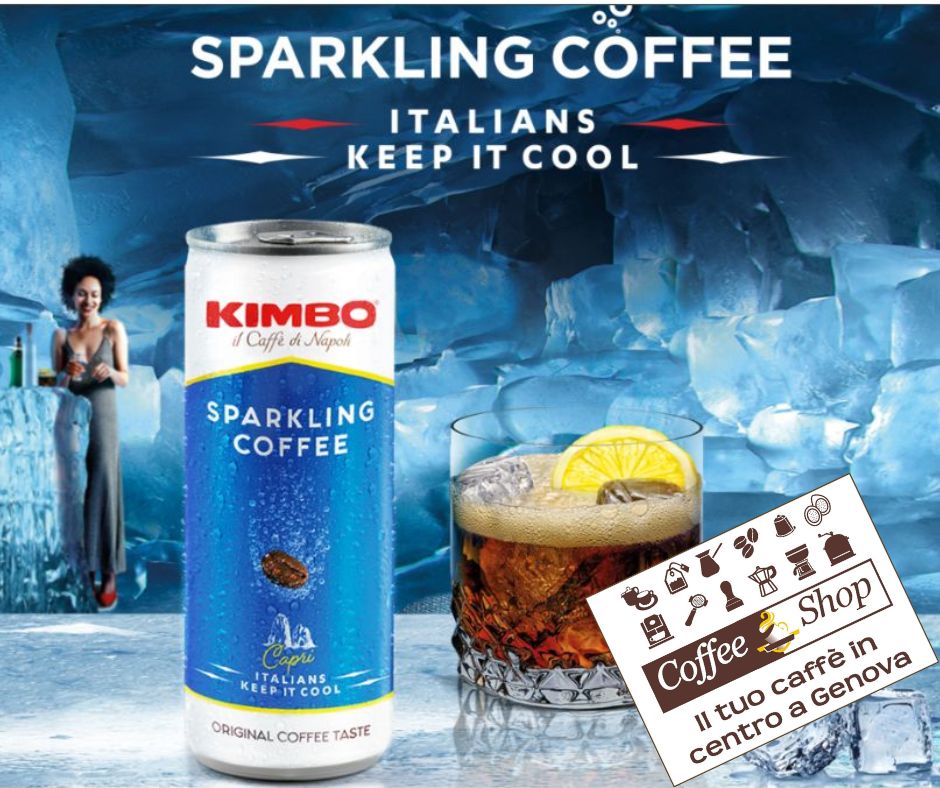 Kimbo sparkling Coffee: Nuova Bevanda gassata della celeberrima torrefazione napoletana