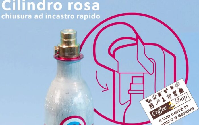 Cilindro rosa Sodastream