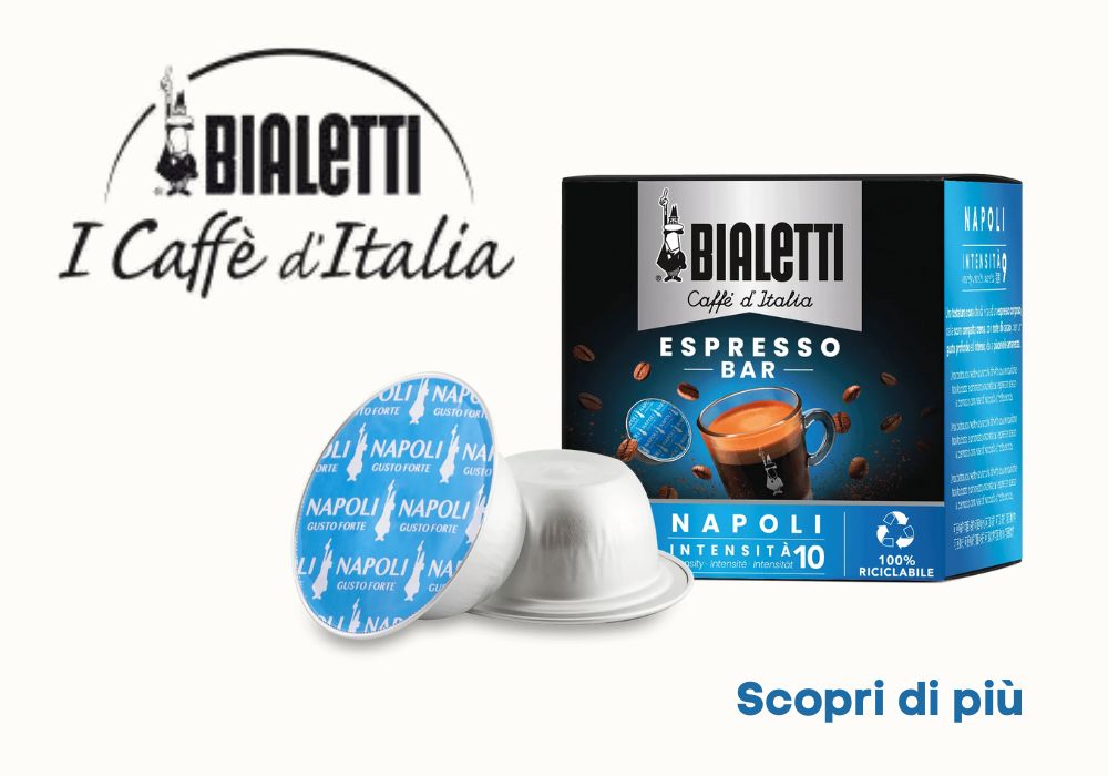 Miscela Napoli Bialetti a Genova: il vero espresso napoletano in capsule Caffè d’Italia – Disponibile al Coffee Shop di Genova!