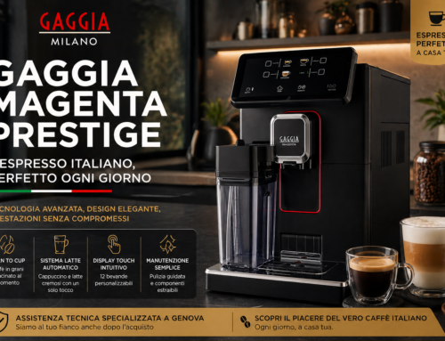 Gaggia Magenta Prestige: la superautomatica completa per espresso e cappuccino perfetti a Genova