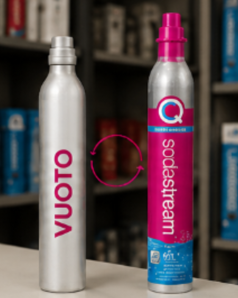scambio bombole Sodastream