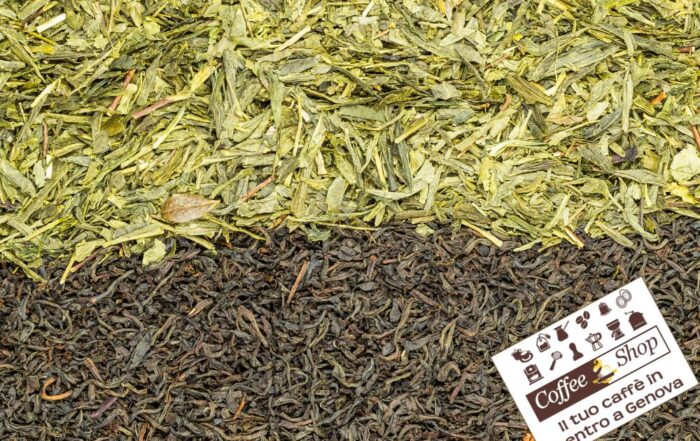 tè verde e tè nero
