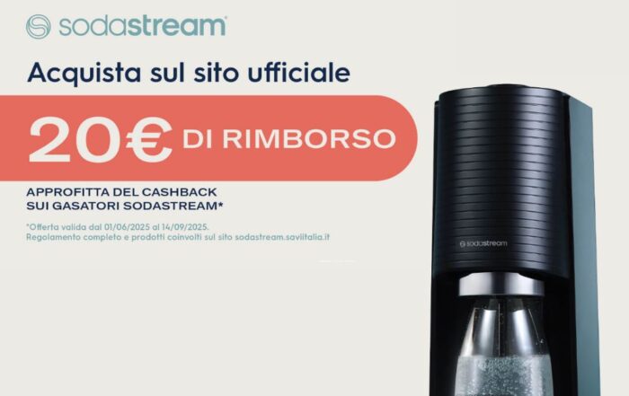 Cash-back sodastream
