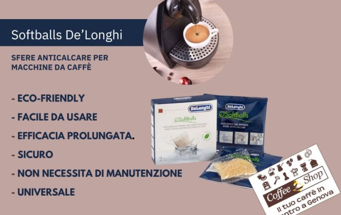 Softballs De’Longhi SFERE ANTICALCARE PER MACCHINE DA CAFFÈ