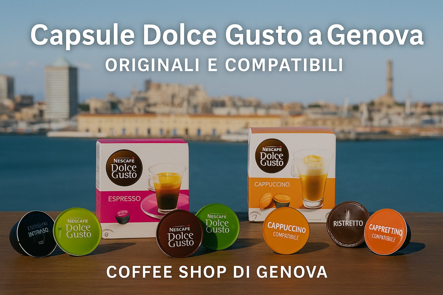 capsule Dolce Gusto Genova Capsule Dolce Gusto a Genova: originali e compatibili al Coffee Shop di Genova