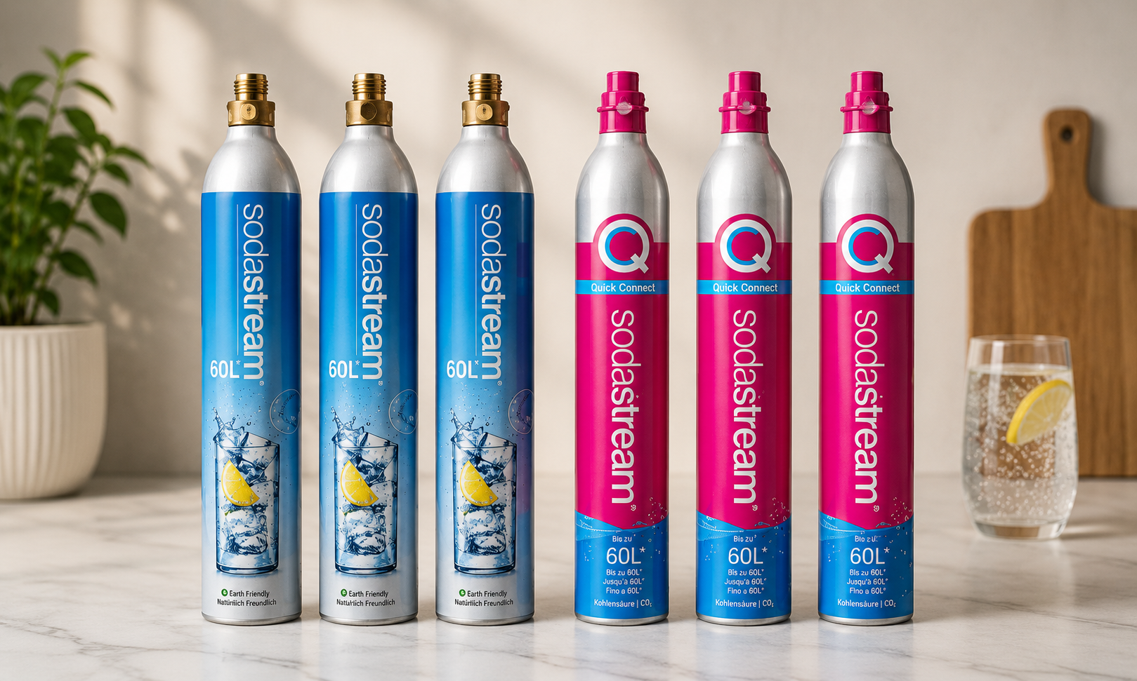 ricarica bombole sodastream
